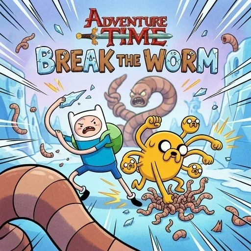 Adventure Time Break The Worm logo