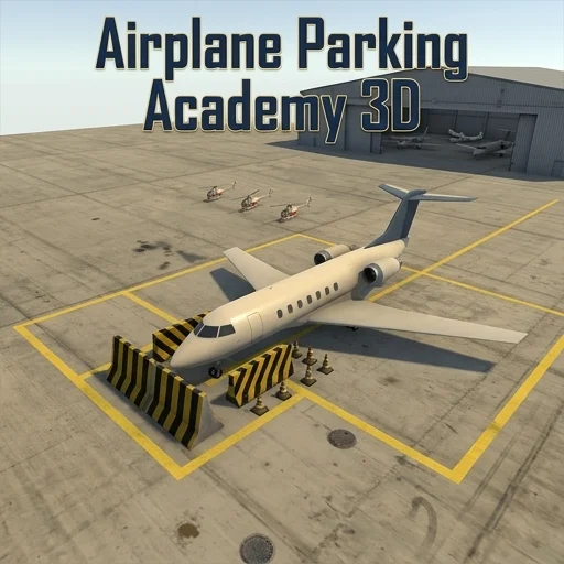 Airplane Parking Academy 3d logo