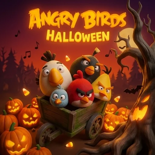 Angry Birds Halloween logo