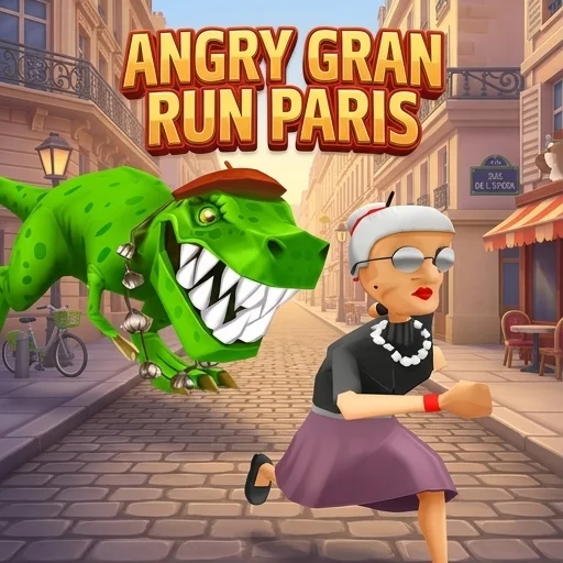 Angry Gran Run Paris logo