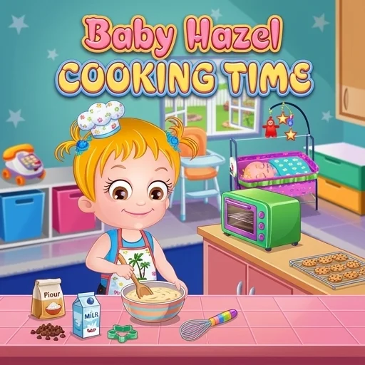 Baby Hazel Cooking Time logo