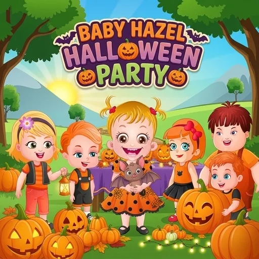 Baby Hazel Halloween Party logo