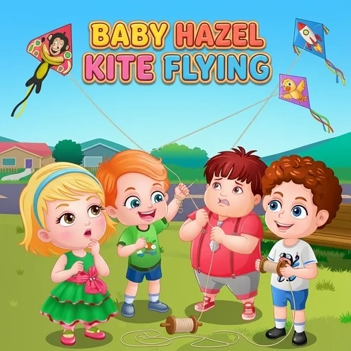 Baby Hazel Kite Flying logo