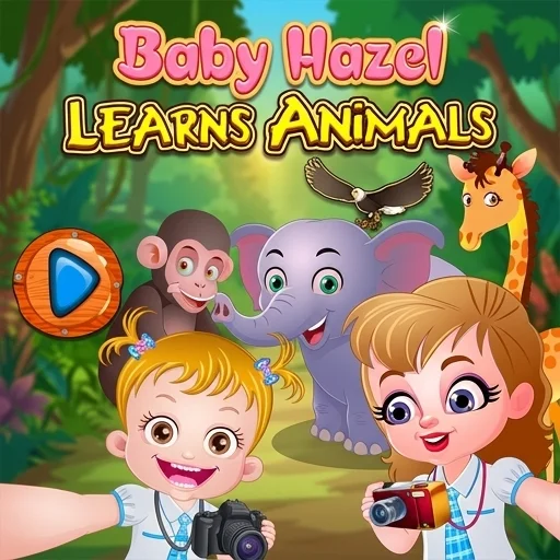 Baby Hazel Learns Animals logo