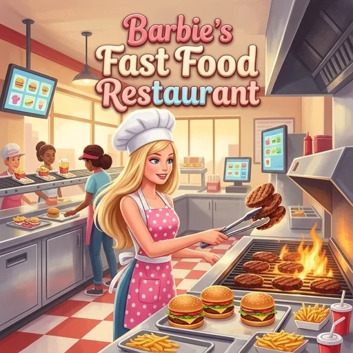 Barbie s Fast Food Restaurant logo