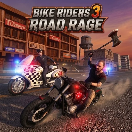 Bike Riders 3 Road Rage logo