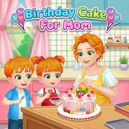 Birthday Cake For Mom logo