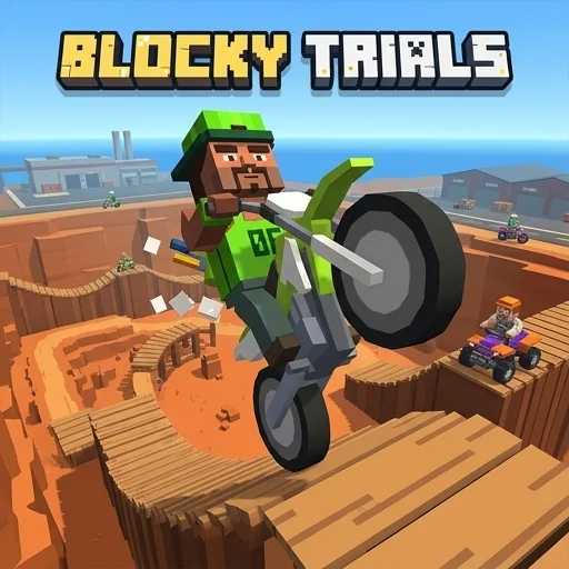 Blocky Trials logo