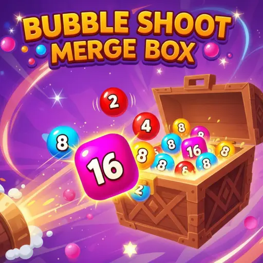 Bubble Shoot Merge Box 2048 logo