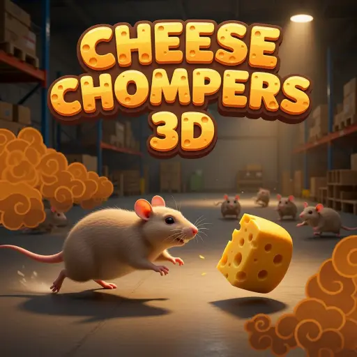 Cheese Chompers 3D logo