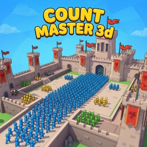Count Master 3d logo