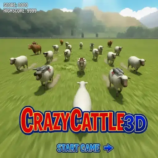 Crazy Cattle 3D logo