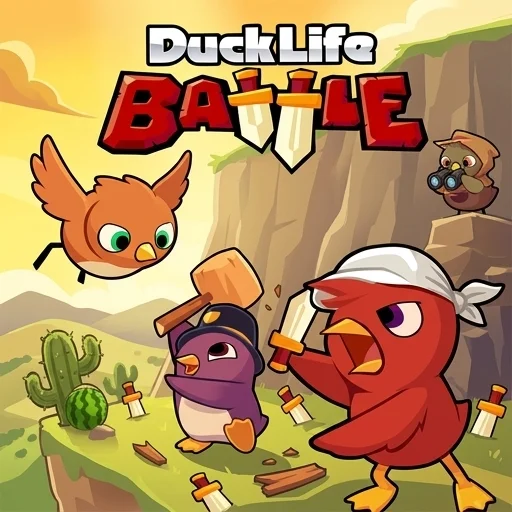 Duck Life Battle logo