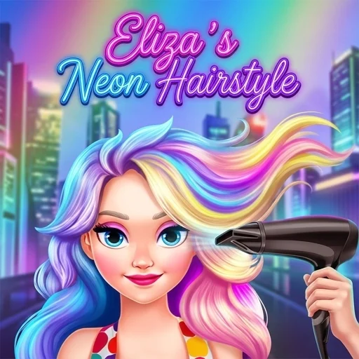 Eliza s Neon Hairstyle logo