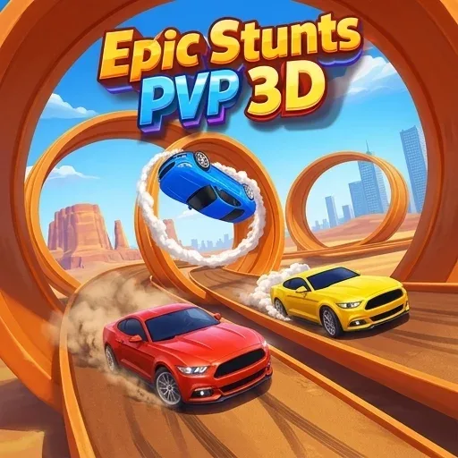 Epic Stunts Pvp 3d logo