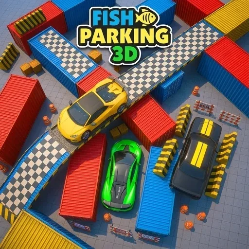 Fish Parking 3D logo