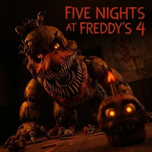 Five Nights Freddy s 4 Unblocked Survive the Nightmare logo