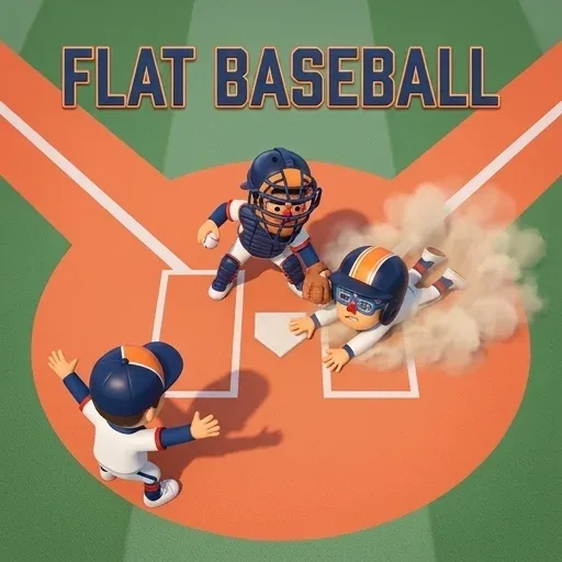 Flat Baseball logo