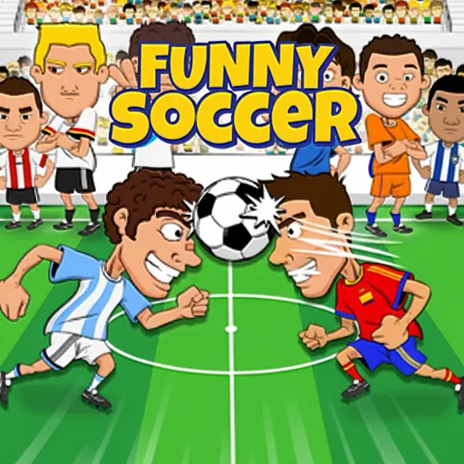 Funny soccer logo