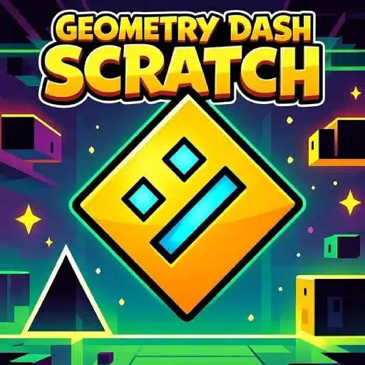 Geometry dash scratch logo