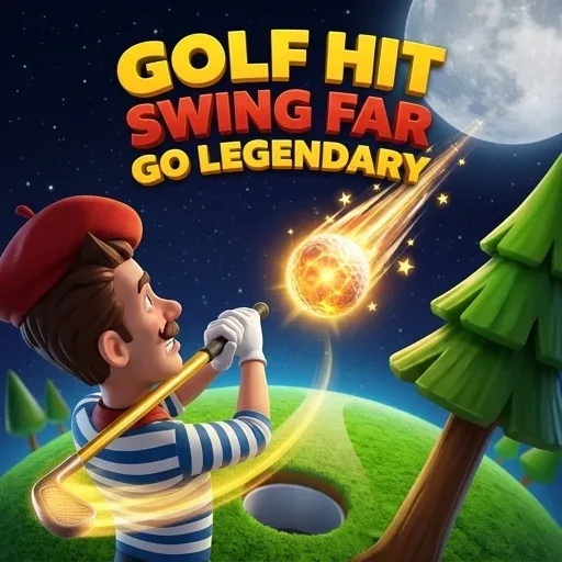 Golf Hit Swing Far Go Legendary logo