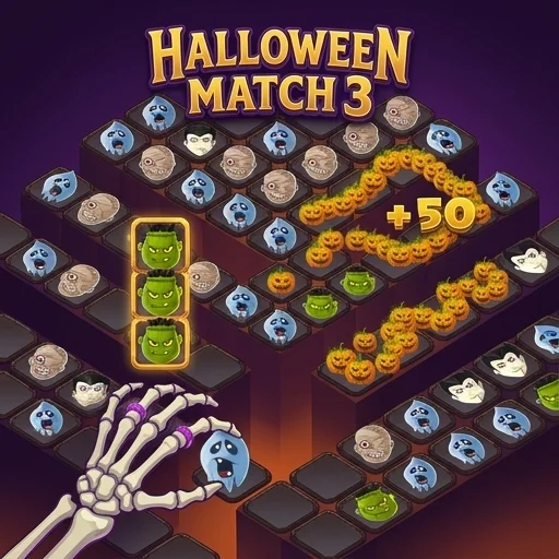 Halloween Match 3 logo