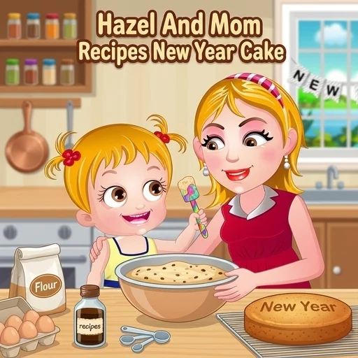 Hazel And Mom Recipes New Year Cake logo
