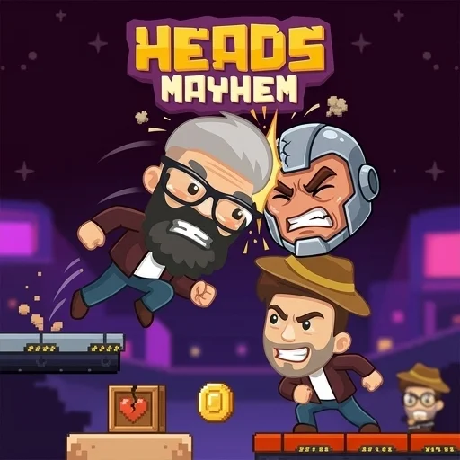 Heads Mayhem logo