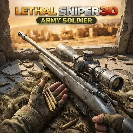 Lethal Sniper 3d Army Soldier logo