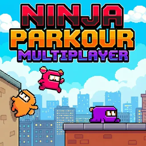 Ninja parkour multiplayer logo
