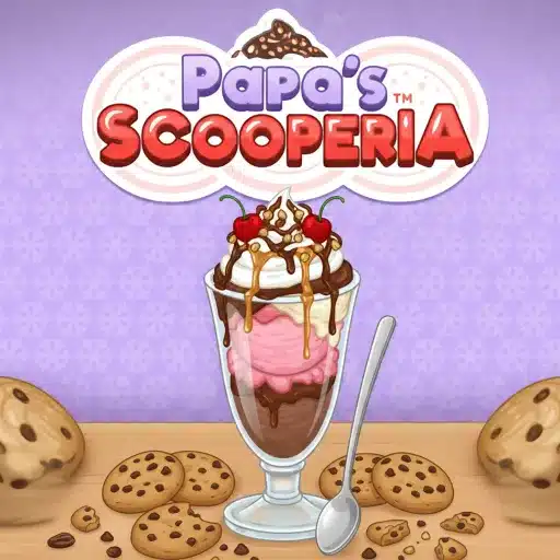 Papa's Scooperia logo