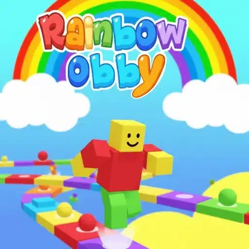 Rainbow Obby logo