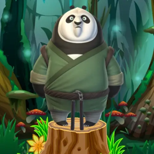 Samurai panda logo