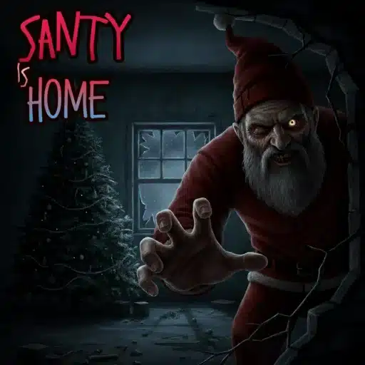 santy is home logo