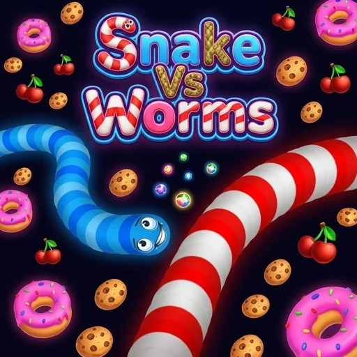 Snake Vs Worms logo