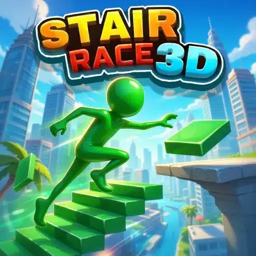 Stair Race 3D logo