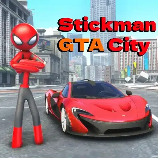 Stickman GTA City logo