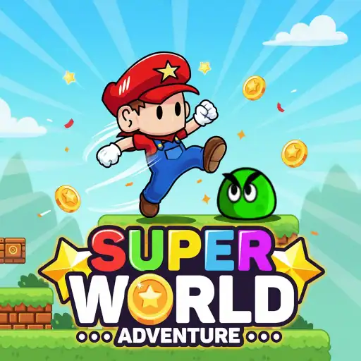 Super world adventure logo