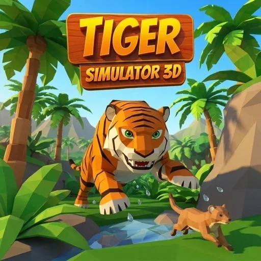 Tiger Simulator 3d logo