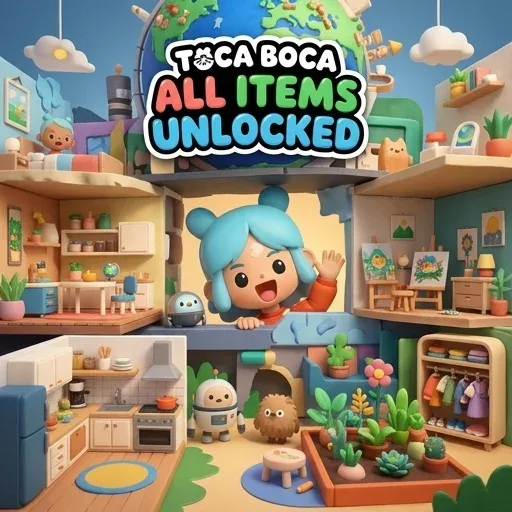 Toca Boca All Items Unlocked logo