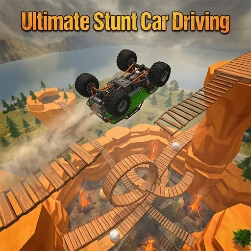 Ultimate Stunt Car Driving logo