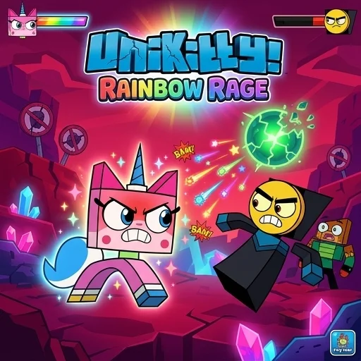 Unikitty Rainbow Rage logo