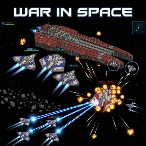 War In Space logo