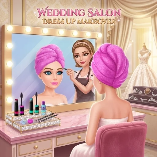 Wedding Salon Dress Up Makeover logo