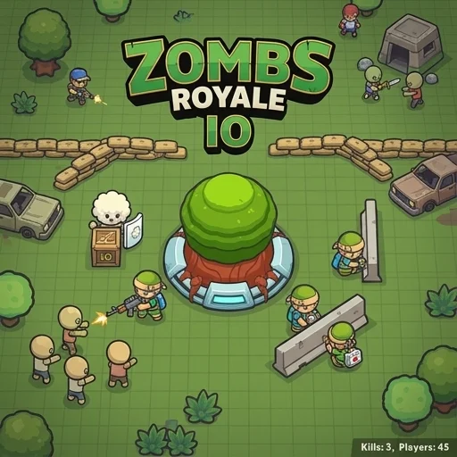 ZombsRoyale IO logo
